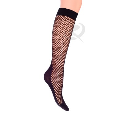 Fishnet - Knee-highs - Covered sole
